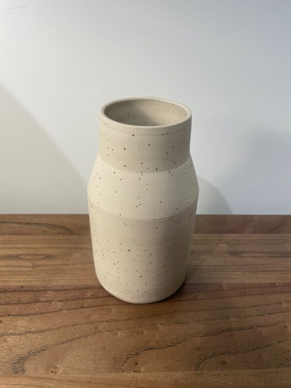 Vase - Speckled Buff Medium