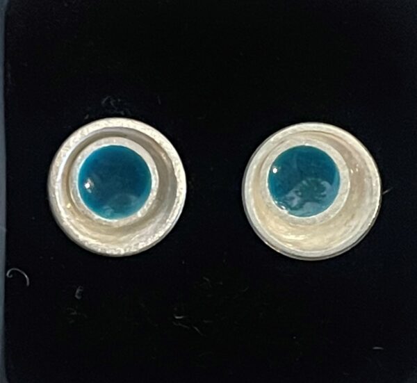 Double Cup Stud Earrings - Image 6