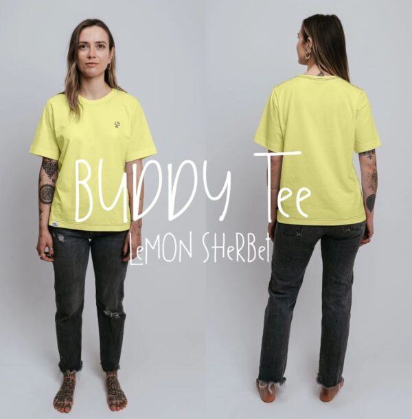 Buddy T-Shirt - Lemon Sherbet - Image 2